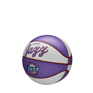 Utah Jazz Team Logo Retro Mini NBA Basketball