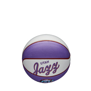 Utah Jazz Team Logo Retro Mini NBA Basketball