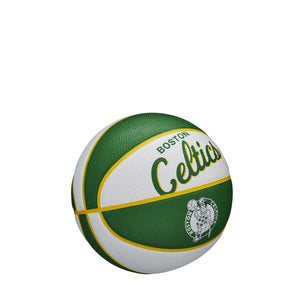 Boston Celtics Team Logo Retro Mini NBA Basketball