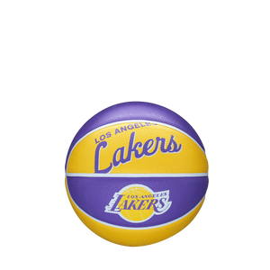 Los Angeles Lakers Team Logo Retro Mini NBA Basketball