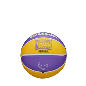 Los Angeles Lakers Team Logo Retro Mini NBA Basketball