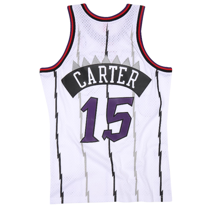 Vince Carter Toronto Raptors Hardwood Classics Throwback NBA Swingman –  Basketball Jersey World