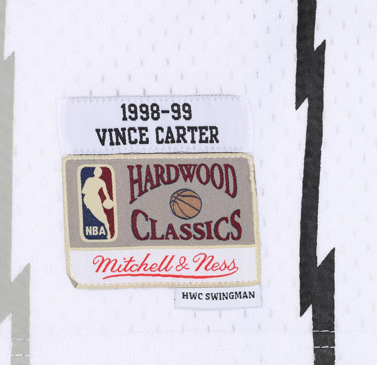 Vince Carter Toronto Raptors Hardwood Classics Throwback NBA