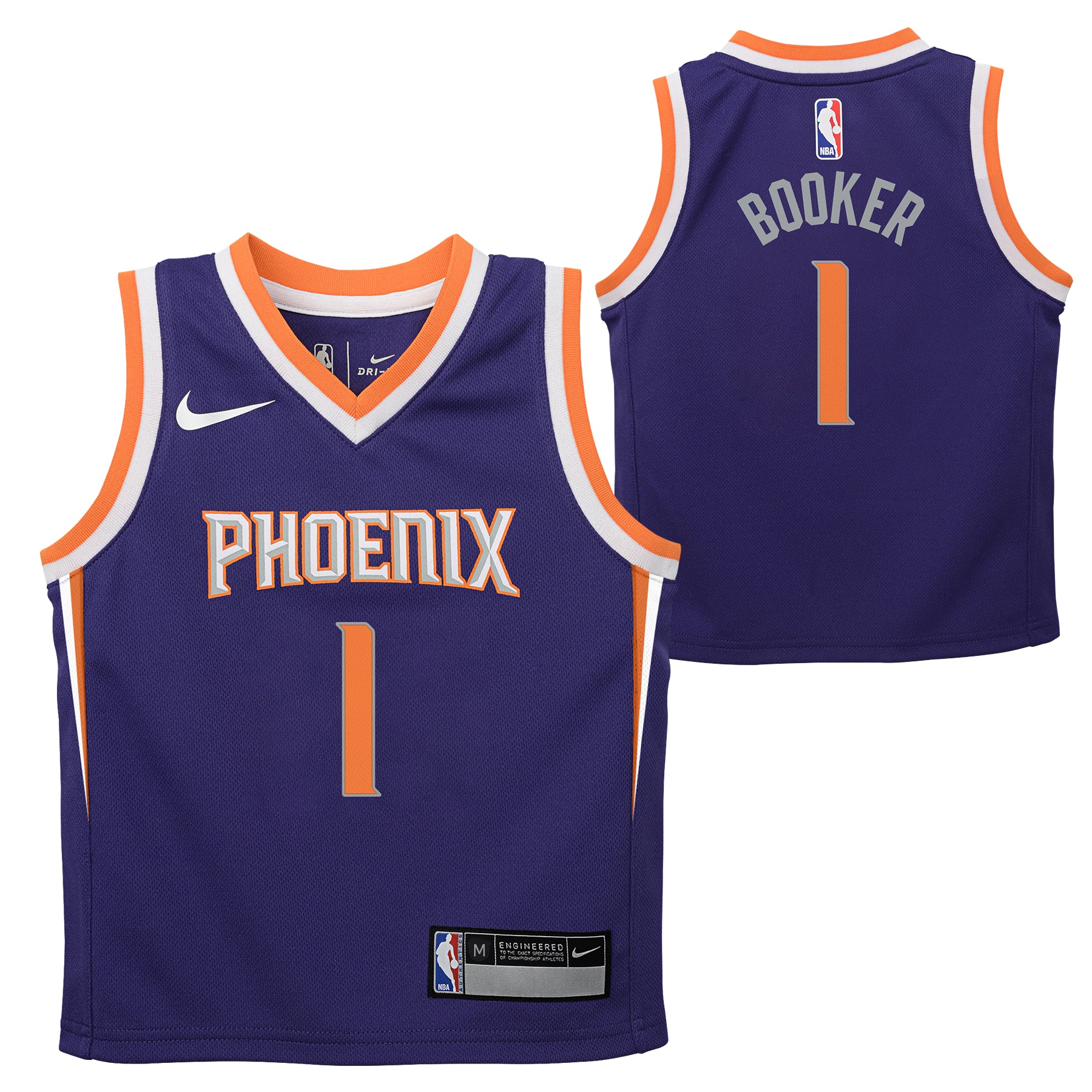 Youth Nike Devin Booker Purple Phoenix Suns Swingman Jersey - Icon Edition