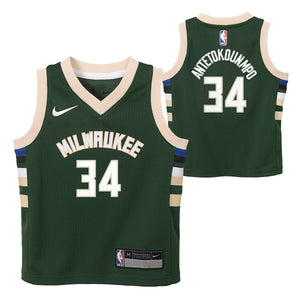 GIANNIS ANTETOKOUNMPO MILWAUKEE BUCKS NBA ICON BOYS JERSEY - Basketball Jersey World