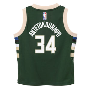 GIANNIS ANTETOKOUNMPO MILWUAKEE BUCKS NBA ICON TODDLER JERSEY - Basketball Jersey World