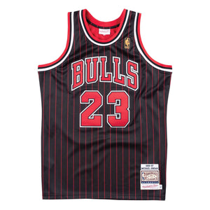 Michael Jordan Chicago Bulls Premium 1996-97 Pinstripe NBA Authentic Jersey