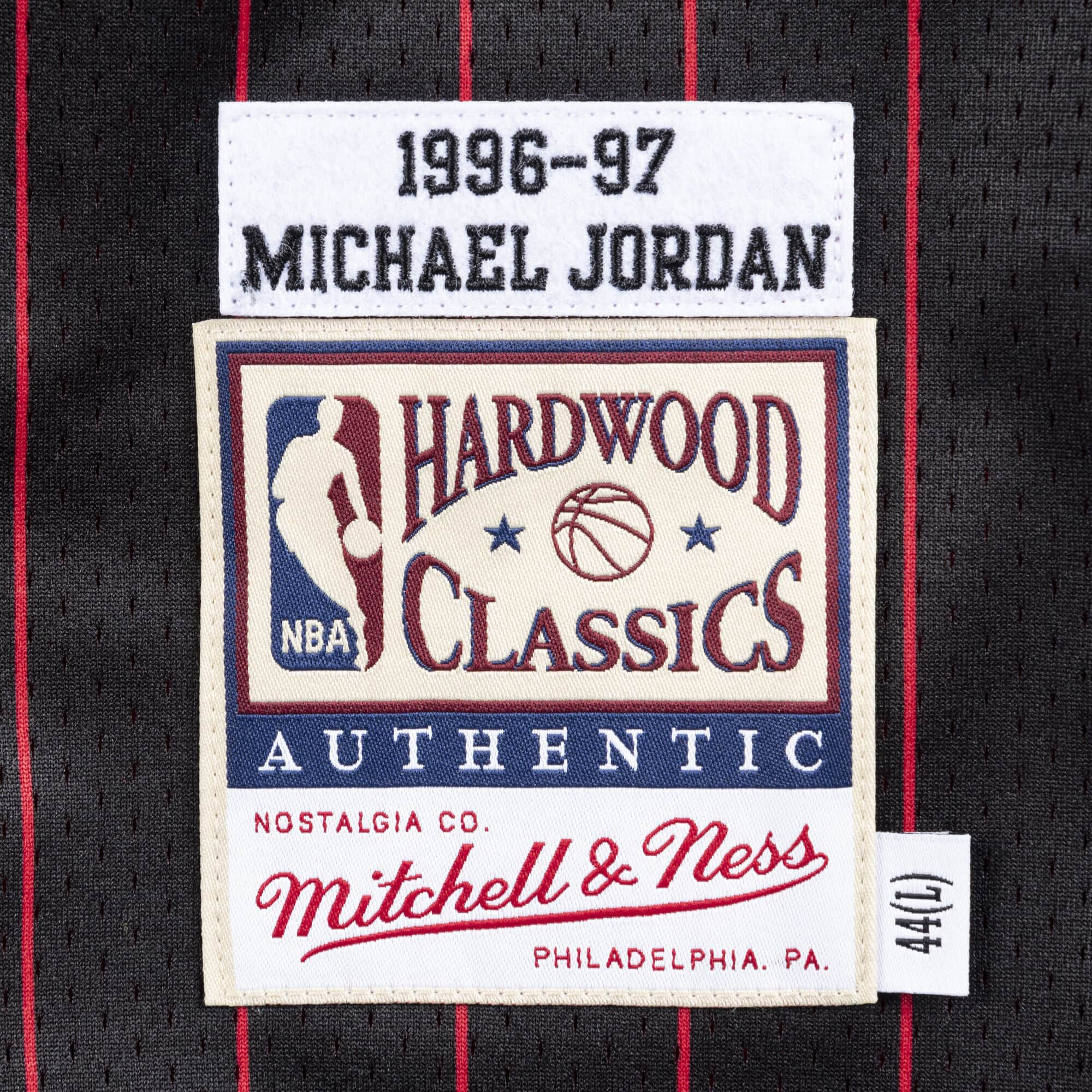 Michael Jordan Chicago Bulls Premium 1996-97 Pinstripe NBA Authentic J –  Basketball Jersey World