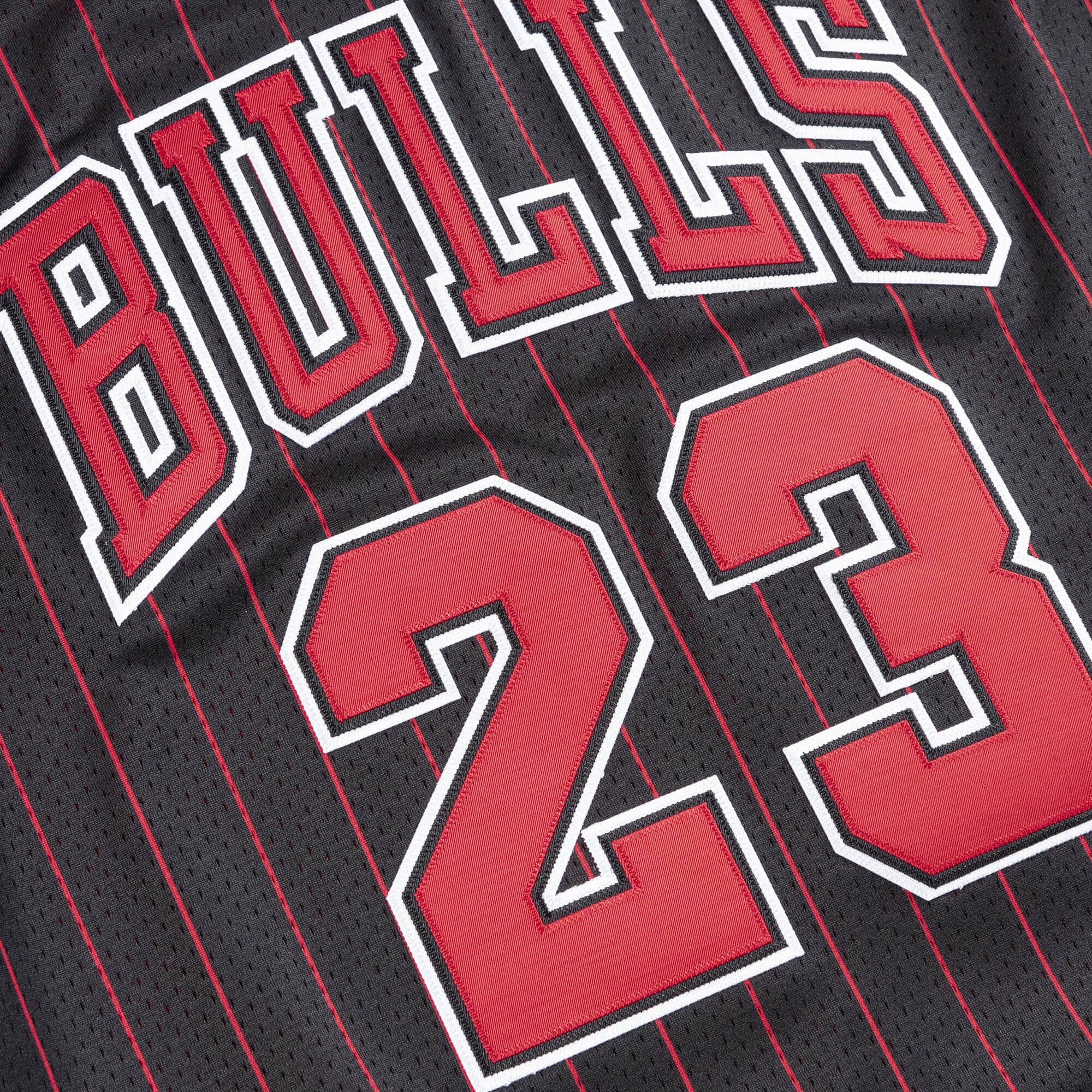 Michael Jordan Chicago Bulls Premium 1995-96 Pinstripe NBA Authentic J –  Basketball Jersey World