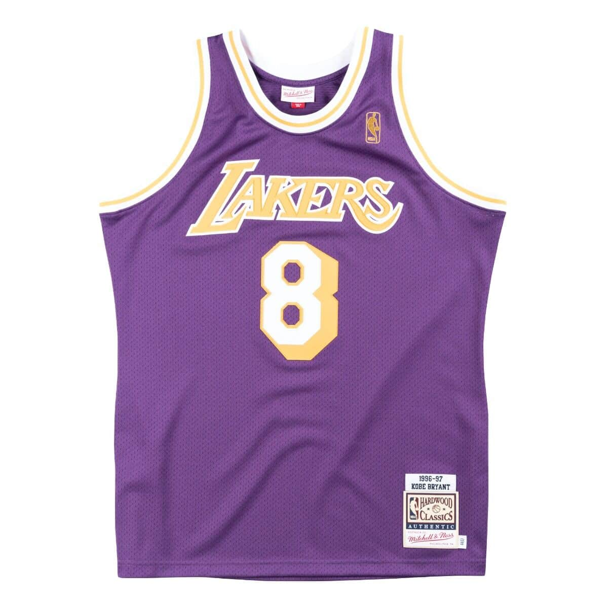 Nba-Kobe Bryant-Jersey 1996-97-Mitchell and Ness Hardwood Classic -Signed  44L