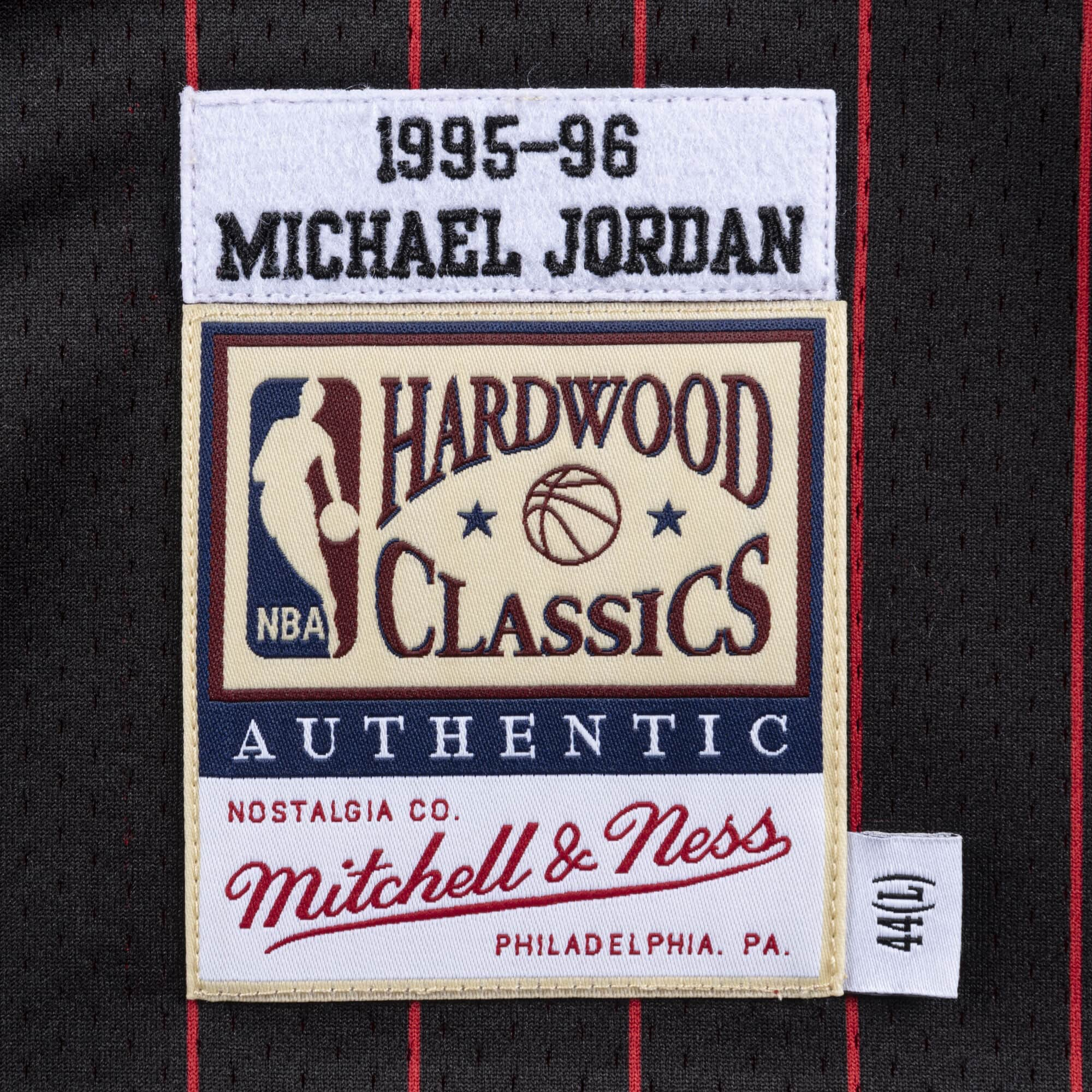 Michael Jordan Chicago Bulls Premium 1995-96 Pinstripe NBA Authentic J –  Basketball Jersey World