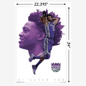 DeAaron Fox Sacramento Kings NBA Wall Poster