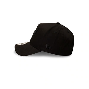 Chicago Bulls All-Black 9FORTY A-Frame NBA Snapback Hat