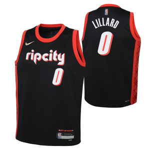 Damian Lillard Portland Trail Blazers 2022 Mixtape City Edition Youth NBA Swingman Jersey