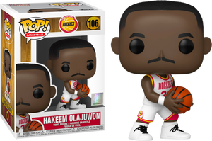 Hakeem Olajuwon Houston Rockets Hardwood Classics NBA Legends Pop Vinyl