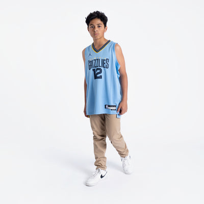 Youth Nike Ja Morant White Memphis Grizzlies Swingman Jersey - Association Edition Size: Medium