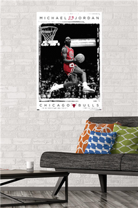 Michael Jordan Dunk NBA Wall Poster