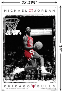 Michael Jordan Dunk NBA Wall Poster