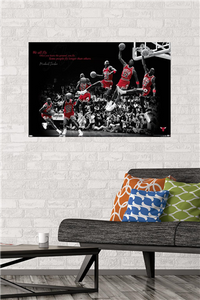 Michael Jordan Fly NBA Wall Poster