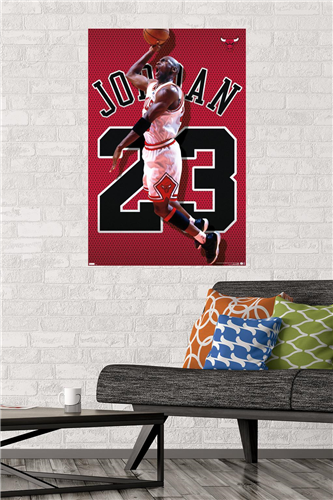 BeLucky Wall Poster michael-jordan-basketball-nba-chicago-bulls