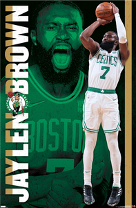 Jaylen Brown Boston Celtics NBA Wall Poster