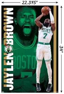 Jaylen Brown Boston Celtics NBA Wall Poster