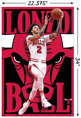 Lonzo Ball Chicago Bulls 2023 Icon Edition Youth NBA Swingman