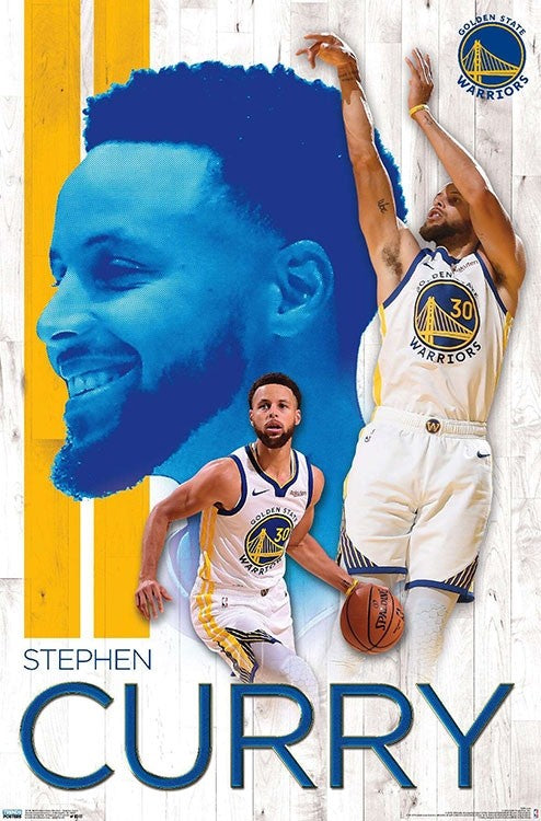 Steph Curry Jersey Poster for Sale by WalkDesigns
