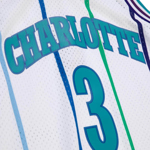 Rex Chapman Charlotte Hornets Hardwood Classics Throwback NBA Swingman Jersey