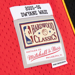 Dwyane Wade Miami Heat Hardwood Classics Throwback NBA Swingman Jersey
