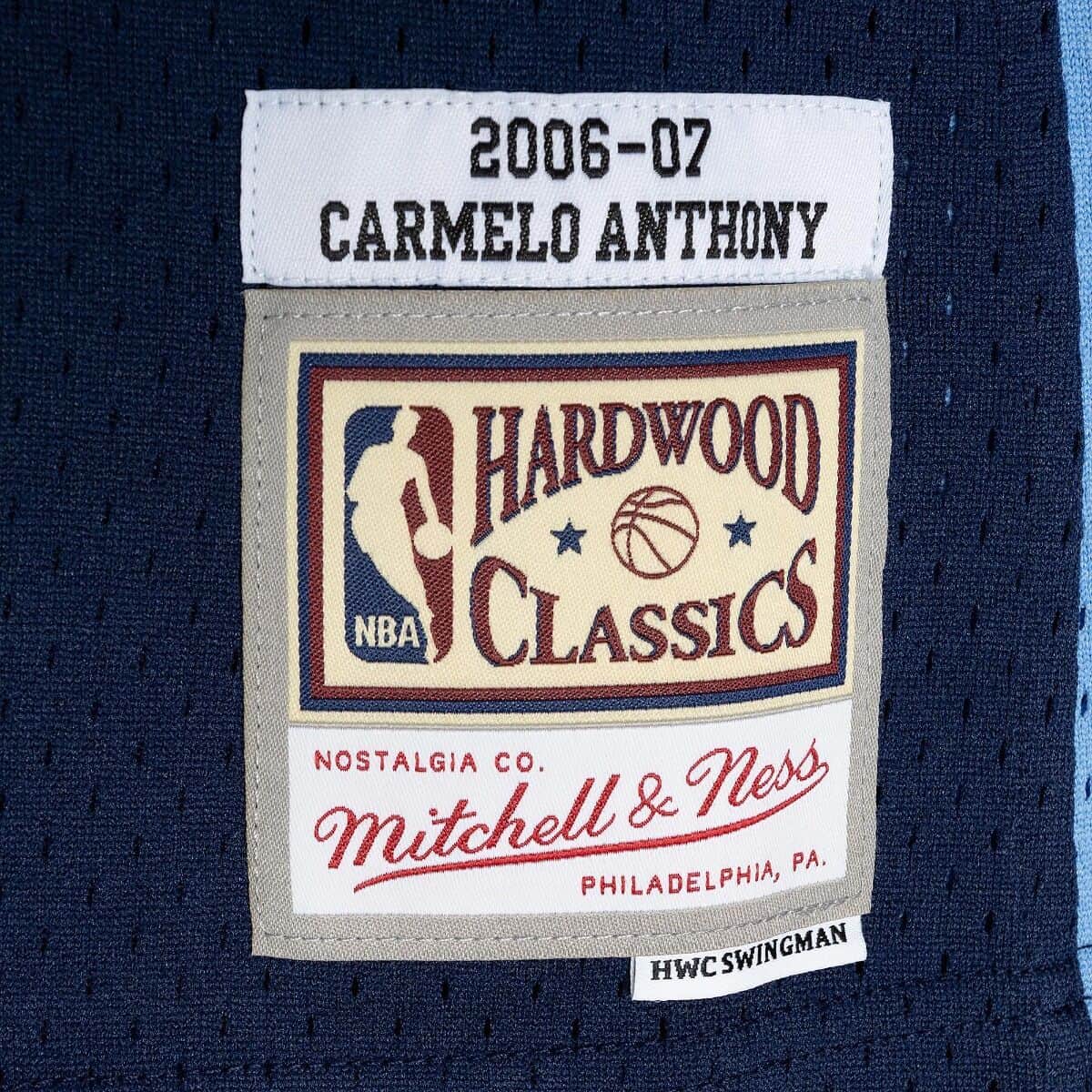 Carmelo Anthony Denver Nuggets Hardwood Classics Throwback NBA Swingma – Basketball  Jersey World