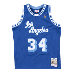Shaquille O'Neal Los Angeles Lakers HWC Throwback NBA Swingman Jersey