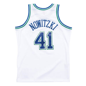 Dirk Nowitzki Dallas Mavericks HWC Throwback Rookie NBA Swingman Jersey