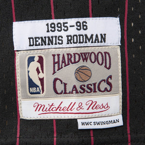 Dennis Rodman Chicago Bulls Pinstripe Throwback NBA Swingman Jersey