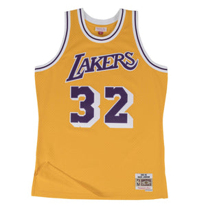 Magic Johnson Los Angeles Lakers Throwback NBA Swingman Jersey
