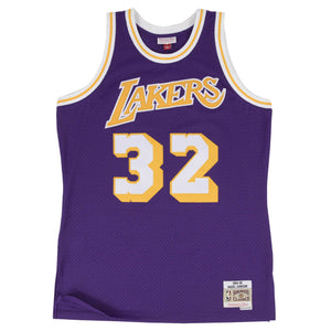 Magic Johnson Los Angeles Lakers Throwback NBA Swingman Jersey