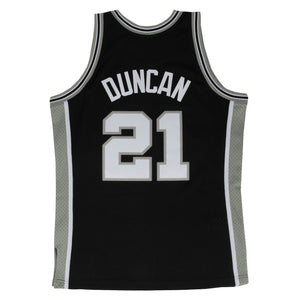 Tim Duncan San Antonio Spurs HWC Throwback NBA Swingman Jersey