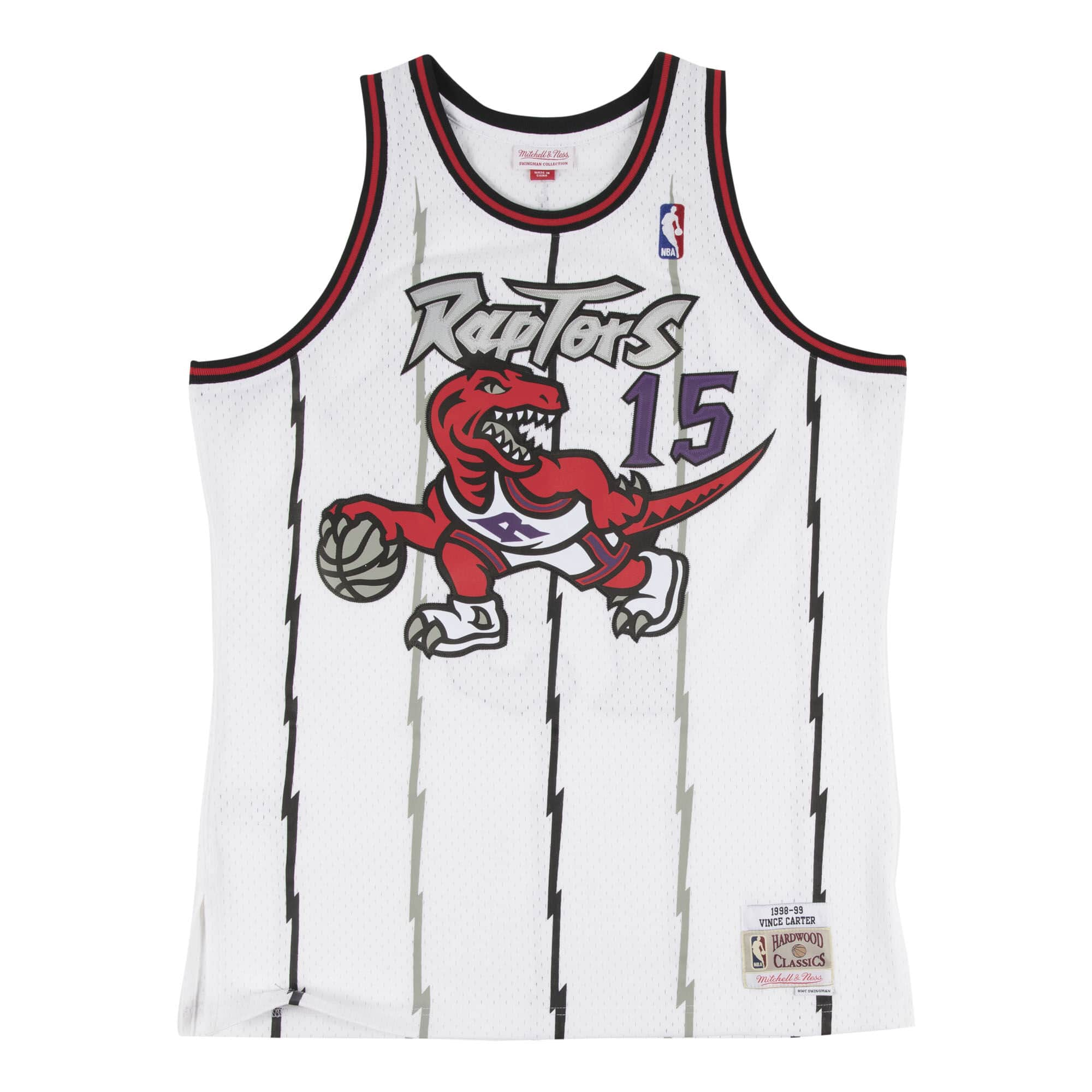 Men 15 Vince Carter Jersey Gold Hardwood Classics Toronto Raptors