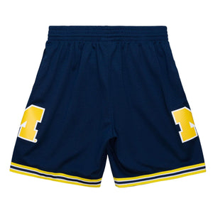 Michigan Wolverines Hardwood Classics Throwback Swingman NCAA Shorts